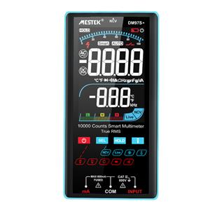 MESTEK Large Colorful Screen Smart Range Portable multimeter DM97S+